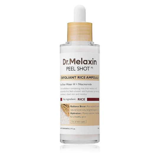 Glow Rice Ampoule Rice Essence Moisturizing and Hydrating Gentle Cleansing Peel Shot Exfoliant Repair Skin Niacinamide Essences