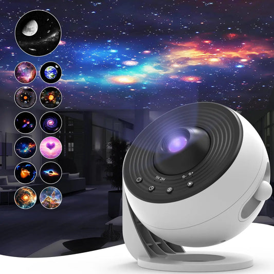13 in 1 Star Night Lights Projector with Bluetooth Speaker Remote Planetarium Starry Sky Projector for Kids Bedroom Home Decor