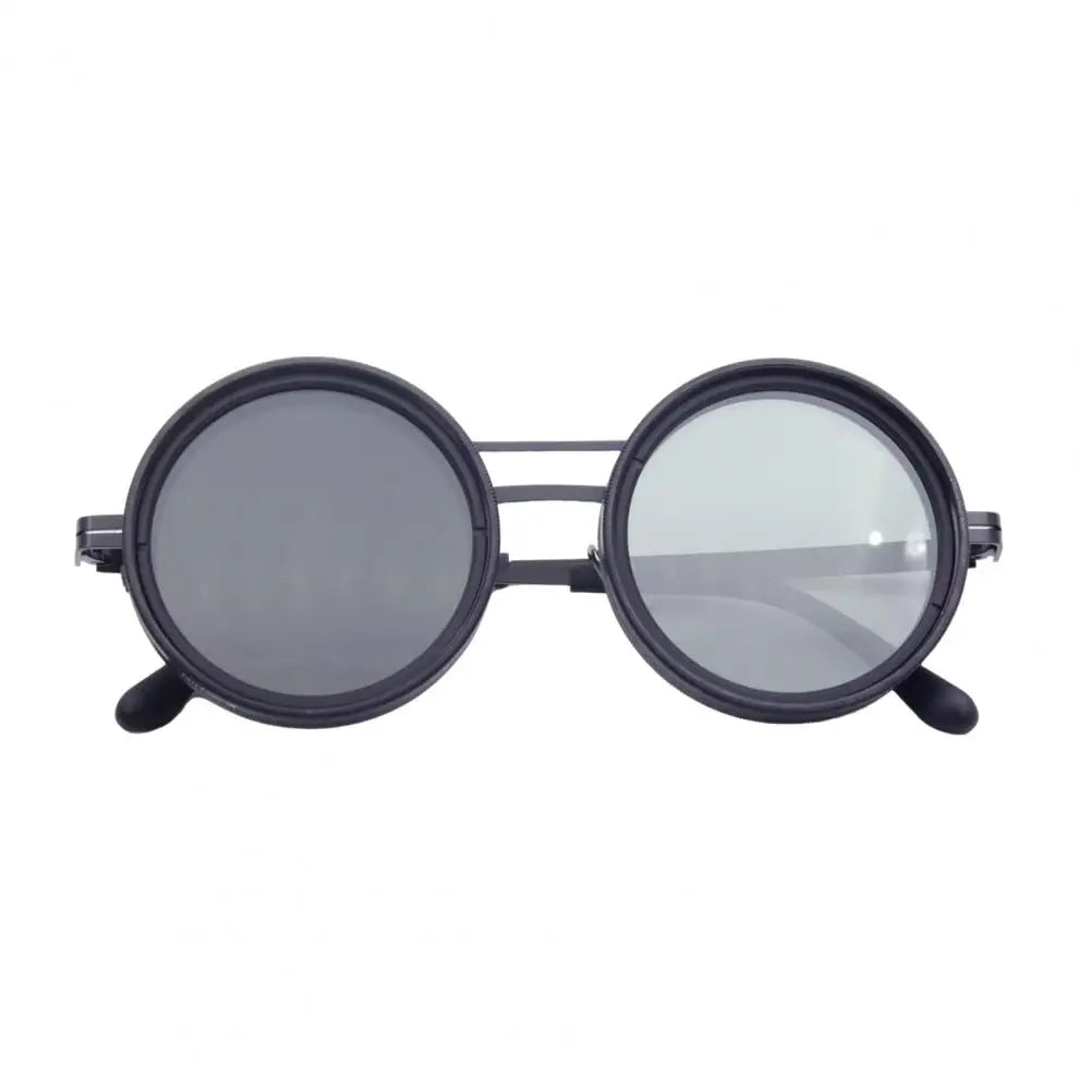 Adjustable Men round Polarized Sunglasses ND Filter Tech Infinity Dimming Glasses Multifunctional Fishing Sunglasses