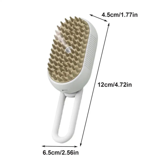 Cat Brush Steamy Pet Shedding Comb Horse Steamer Brush Self-Cleaning Pet Brush Pet Hair Cleaning Brush Comb for Cats Dogs