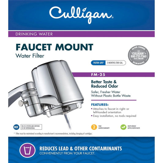 Culligan On-Tap Faucet Mount Water Filter