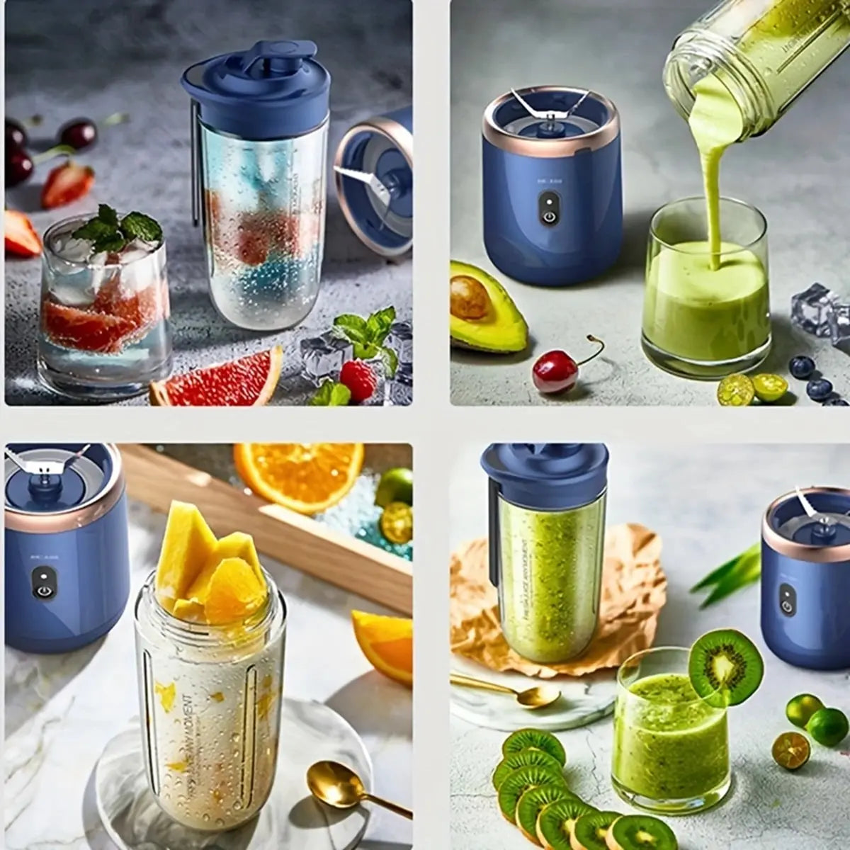 Mixing Cup Juice Cup Portable Rechargeable Small Juice Cup Home and Outdoor Multifunctional Juice Mixing NO BPA Food Is Safe