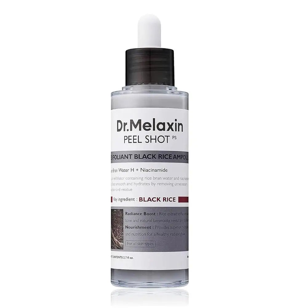 Glow Rice Ampoule Rice Essence Moisturizing and Hydrating Gentle Cleansing Peel Shot Exfoliant Repair Skin Niacinamide Essences
