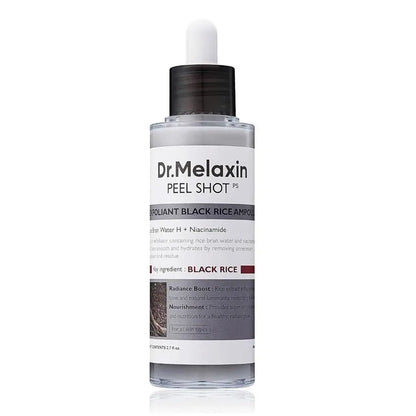 Glow Rice Ampoule Rice Essence Moisturizing and Hydrating Gentle Cleansing Peel Shot Exfoliant Repair Skin Niacinamide Essences
