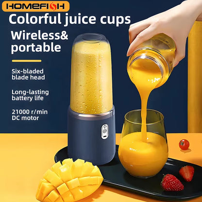 Mixing Cup Juice Cup Portable Rechargeable Small Juice Cup Home and Outdoor Multifunctional Juice Mixing NO BPA Food Is Safe
