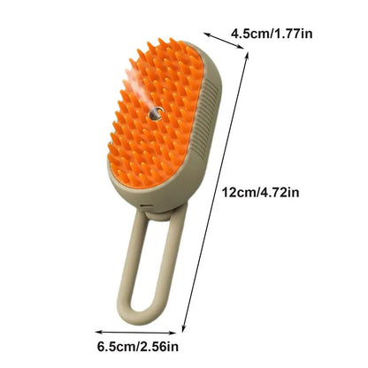 Cat Brush Steamy Pet Shedding Comb Horse Steamer Brush Self-Cleaning Pet Brush Pet Hair Cleaning Brush Comb for Cats Dogs