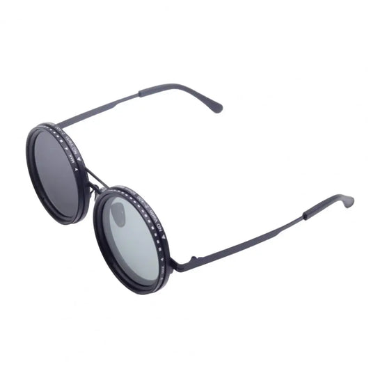 Adjustable Men round Polarized Sunglasses ND Filter Tech Infinity Dimming Glasses Multifunctional Fishing Sunglasses