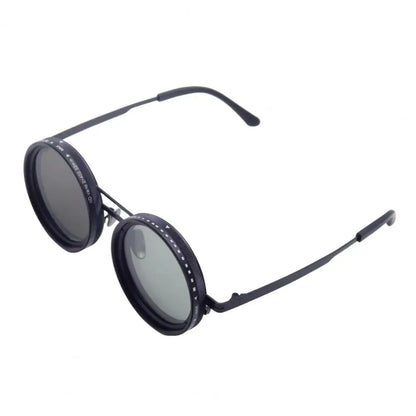 Adjustable Men round Polarized Sunglasses ND Filter Tech Infinity Dimming Glasses Multifunctional Fishing Sunglasses