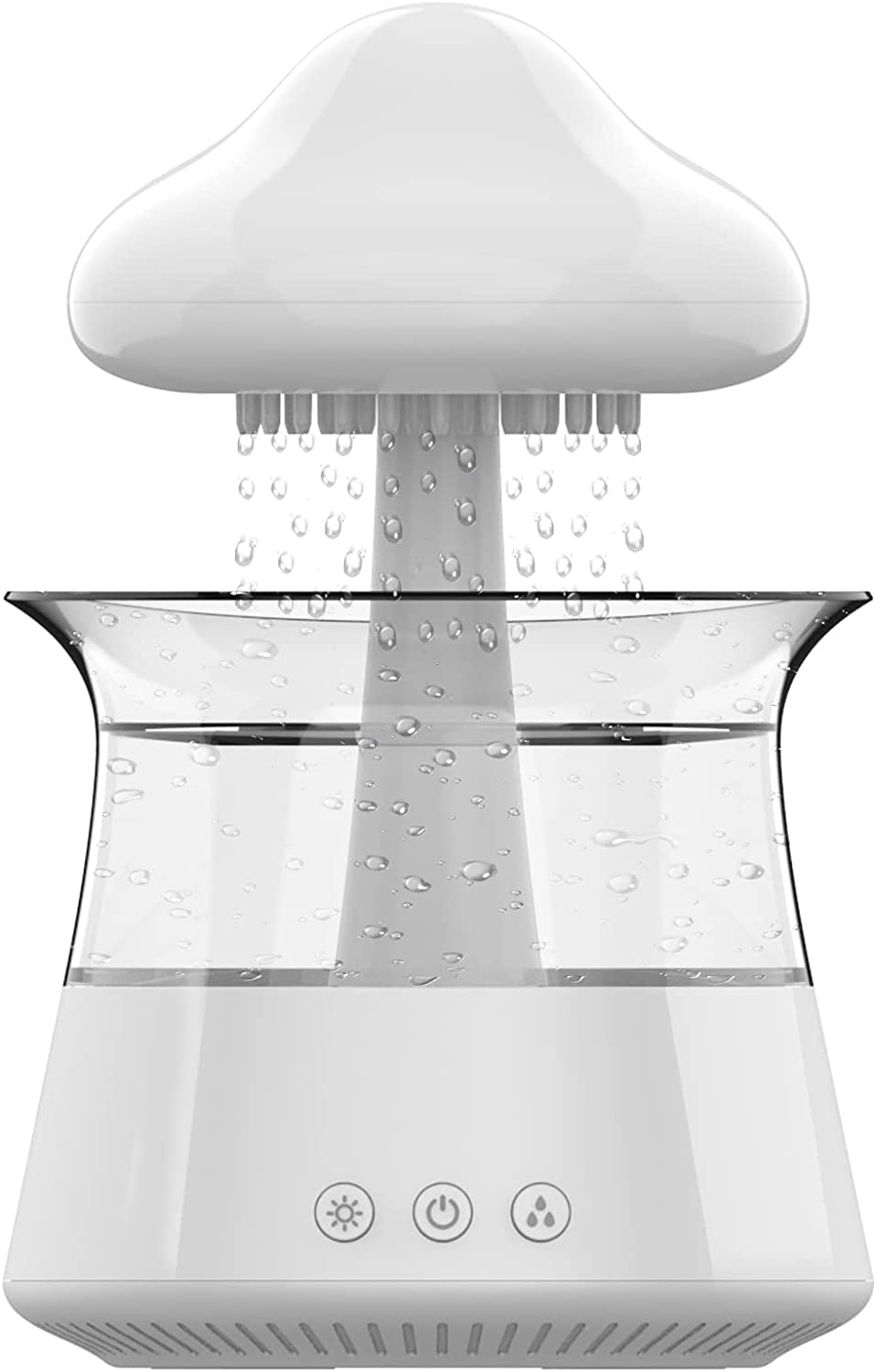 Cloud Rain Humidifier for Bedroom & Large Room Water Drip Humidifier with Remote