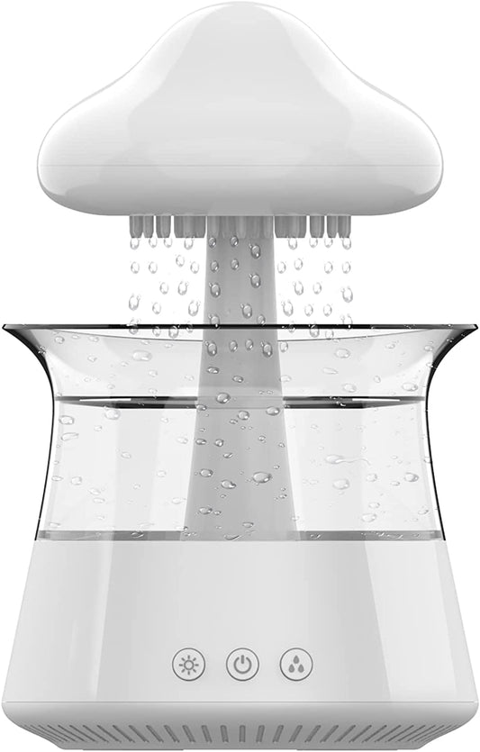 Cloud Rain Humidifier for Bedroom & Large Room Water Drip Humidifier with Remote