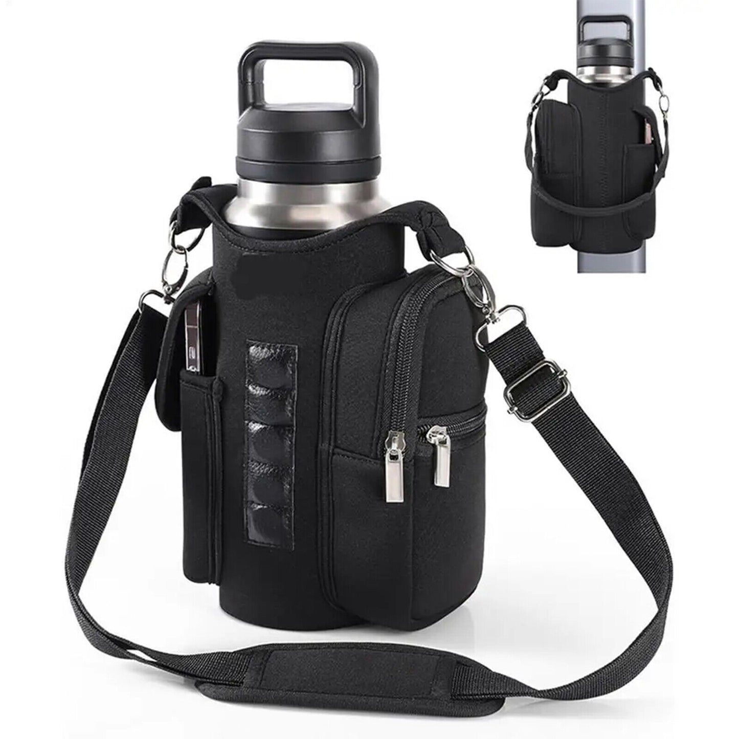 Gym Magnetic Bag Water Bottle Holder Gym Magnetic Sling Bag for Men & Women